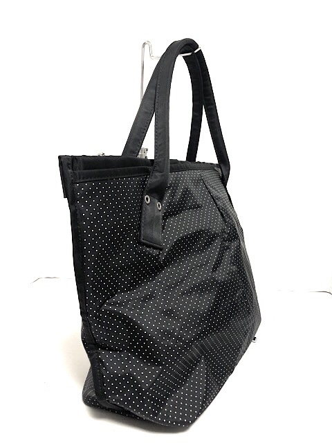 アニエスベー Agnes B トートバッグ レディース 黒 白 ドット柄 Voyage ナイロン 中古 0503の通販はau Pay マーケット ブランディア Au Pay マーケット店