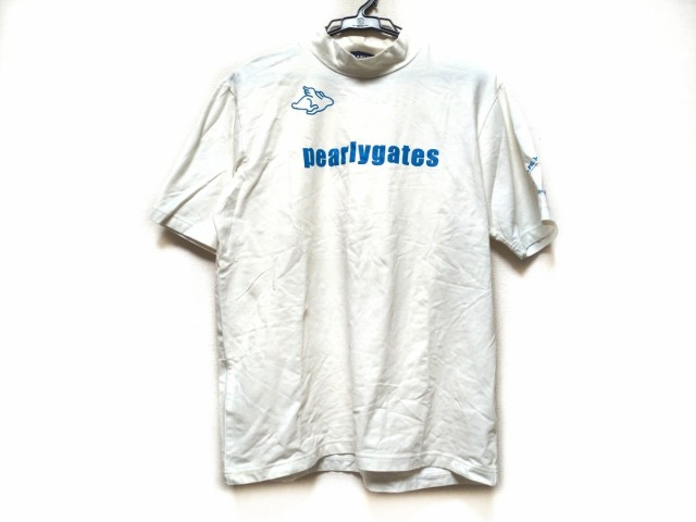 パーリーゲイツ Pearly Gates 半袖tシャツ サイズ5 Xl メンズ 白 ライトブルー ハイネック 中古 0616の通販はau Pay マーケット ブランディア Au Pay マーケット店