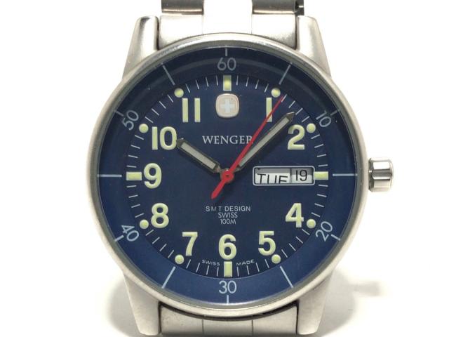 ウェンガー Wenger 腕時計 096 0465 メンズ ネイビー 中古 0716の通販はau Pay マーケット ブランディア Au Pay マーケット店