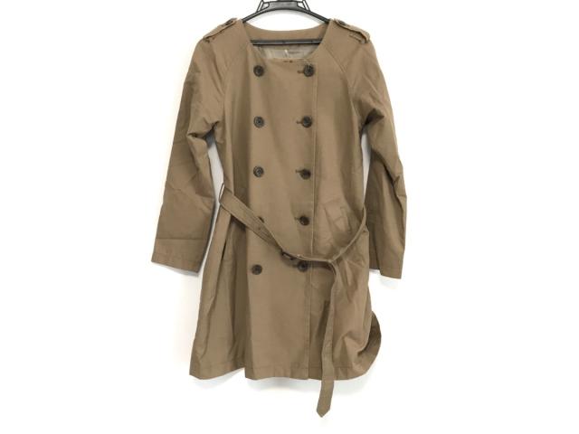 ナノユニバース Nano Universe トレンチコート サイズm レディース ライトブラウン ノーカラー 春 秋物 中古 0511の通販はau Pay マーケット ブランディア Au Pay マーケット店