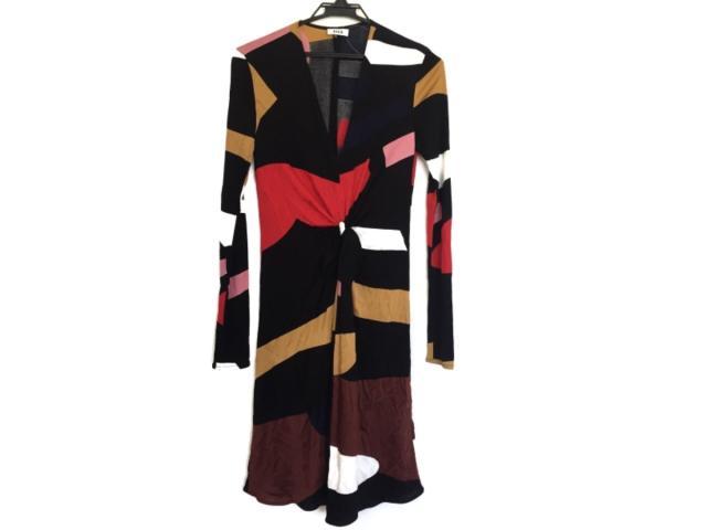 イッサロンドン Issa ワンピース サイズuk 4 レディース 黒 ベージュ マルチ 中古 0519の通販はau Pay マーケット ブランディア Au Pay マーケット店