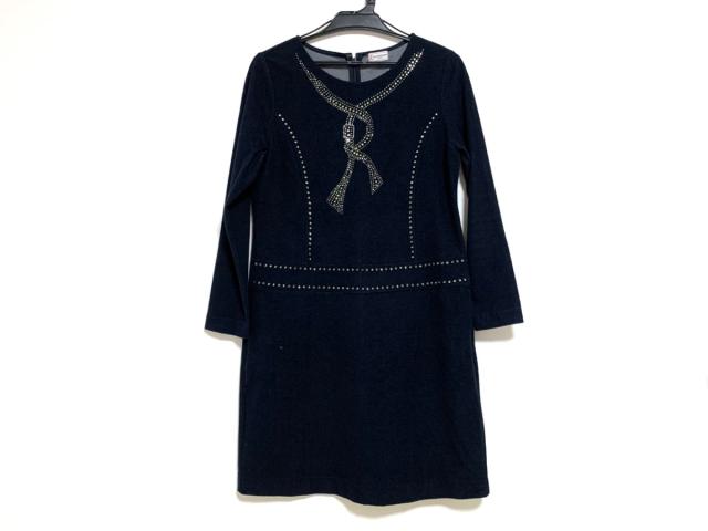 ロベルタ ディ カメリーノ Roberta Di Camerino ワンピース サイズ11 M レディース 美品 ネイビー ラインストーン 中古 05の通販はau Pay マーケット ブランディア Au Pay マーケット店