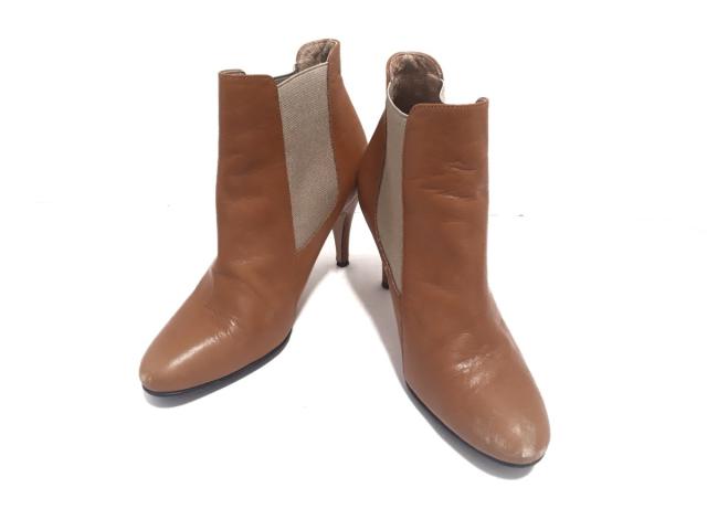アダムエロペ Adam Et Rope ショートブーツ 23 1 2 レディース ライトブラウン ベージュ サイドゴア レザー 中古 0531の通販はau Pay マーケット ブランディア Au Pay マーケット店