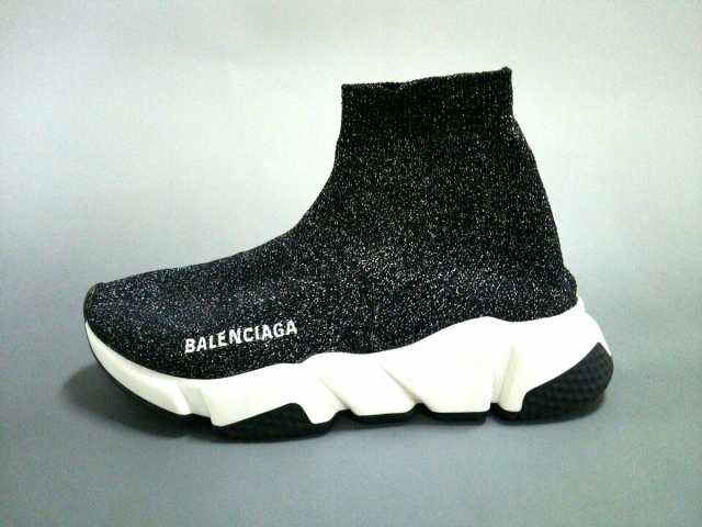 バレンシアガ Balenciaga スニーカー レディース 美品 スピードトレーナー 黒 ラメ ソックススニーカー 化学繊維 中古 0613の通販はau Pay マーケット ブランディア Au Wowma 店