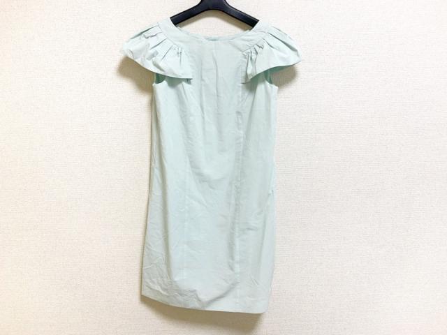 ポールカ Pauleka ワンピース サイズ38 M レディース 美品 ライトグリーン フリル 中古 0616の通販はau Pay マーケット ブランディア Au Wowma 店