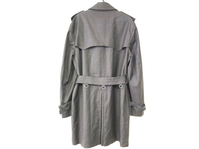 アクアスキュータム Aquascutum トレンチコート サイズ42 L メンズ ダークグレー 長袖 春 秋 還元祭対象 中古 0526の通販はau Pay マーケット ブランディア Au Pay マーケット店