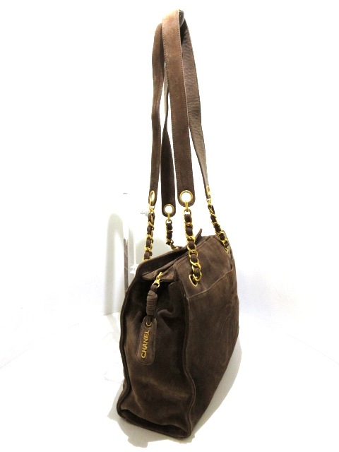 シャネル Chanel ショルダーバッグ レディース ブラウン チェーンショルダー ゴールド金具 スエード 中古 0612の通販はau Pay マーケット ブランディア Au Pay マーケット店
