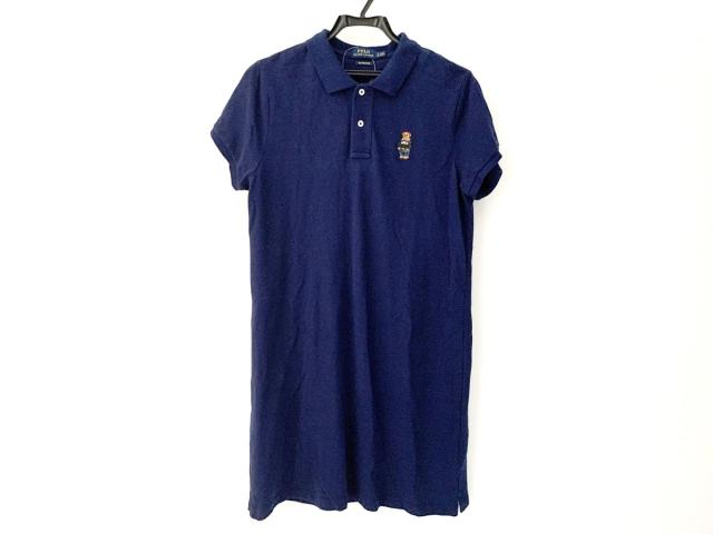 ポロラルフローレン Polobyralphlauren ワンピース サイズl レディース ネイビー ポロシャツワンピ 中古 0531の通販はau Pay マーケット ブランディア Au Pay マーケット店