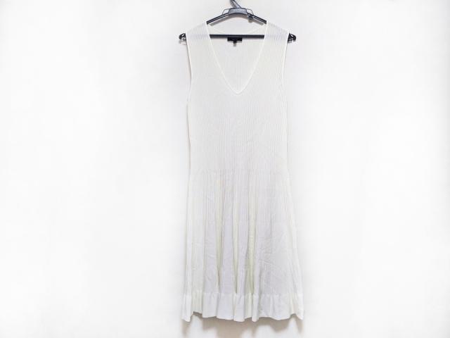 エンポリオアルマーニ ワンピース サイズ44 L レディース 美品 アイボリー Vネック ノースリーブ ロング ニット 中古 0606の通販はau Pay マーケット ブランディア Au Pay マーケット店