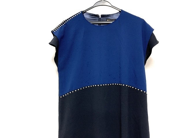 ミュラーオブヨシオクボ Muller Of Yoshiokubo ワンピース サイズ36 S レディース ブルー ダークネイビー スタッズ 中古 0526の通販はau Pay マーケット ブランディア Au Pay マーケット店