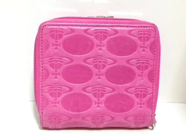 ヴィヴィアンウエストウッド Viviennewestwood 2つ折り財布 レディース ピンク レザー 中古 0601の通販はau Pay マーケット ブランディア Au Wowma 店