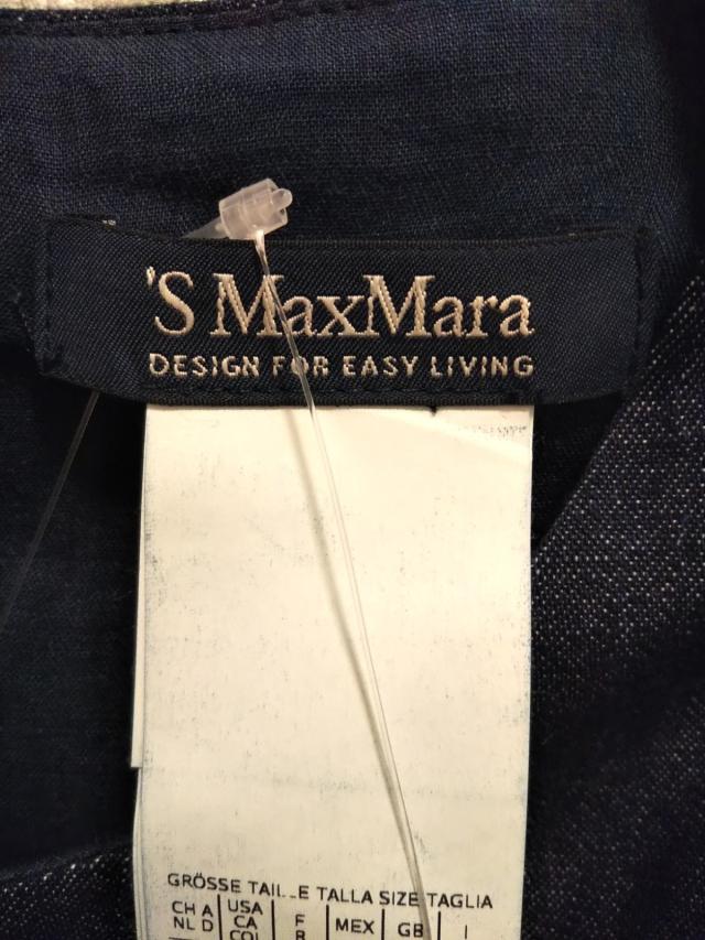 マックスマーラ S Max Mara ワンピース サイズ42 M レディース 美品 ネイビー コットンデニム 中古 0528の通販はau Pay マーケット ブランディア Au Pay マーケット店