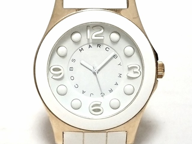 マークジェイコブス Marc By Marc Jacobs 腕時計 Mbm2525 メンズ 白 中古 0609の通販はau Pay マーケット ブランディア Au Pay マーケット店