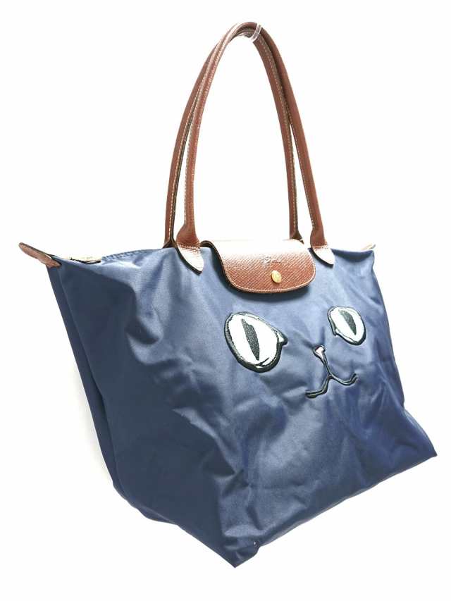 期間限定 半額以下 Longchamp ロンシャン ハンドバッグ ダークネイビー ダークブラウン イエロー ネコ ナイロン レザー 累計販売2万枚突破 Tortellini Co