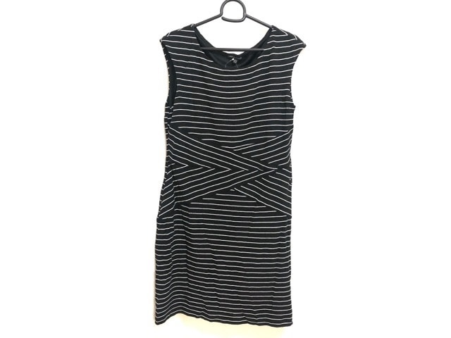 ローラアシュレイ Lauraashley ワンピース サイズ14 Xl レディース 黒 白 ボーダー 中古 0612の通販はau Pay マーケット ブランディア Au Pay マーケット店