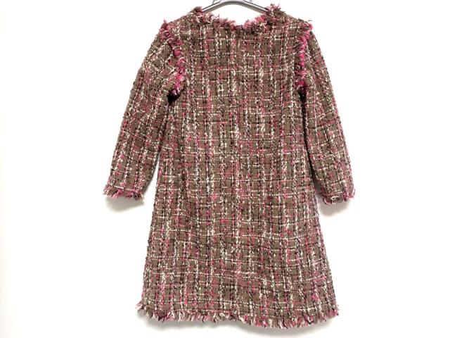 チェスティ Chesty ワンピース サイズ0 Xs レディース 美品 ブラウン ピンク マルチ ツイード ラメ 中古 0612の通販はau Pay マーケット ブランディア Au Pay マーケット店