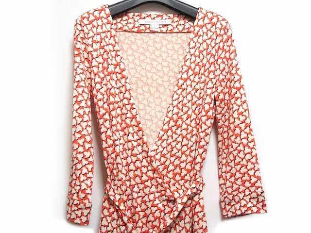 メール便送料無料 ダイアン フォン ファステンバーグ ワンピース サイズ2 S レディース ベージュ グリーン マルチ 初売りセール Www Centrodeladultomayor Com Uy