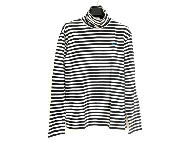 バーバリーブラックレーベル 長袖カットソー サイズ3 L メンズ 新品同様 黒 白 タートルネック ボーダー 中古 0616の通販はau Pay マーケット ブランディア Au Pay マーケット店