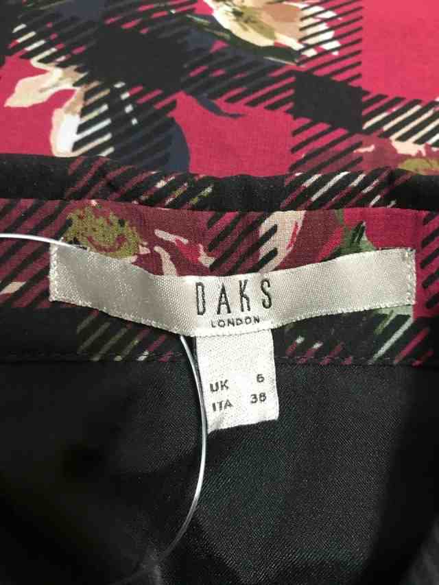 ダックス Daks ワンピース サイズ38 L レディース ピンク 黒 マルチ シャツワンピ チェック柄 花柄 中古 0618の通販はau Pay マーケット ブランディア Au Wowma 店