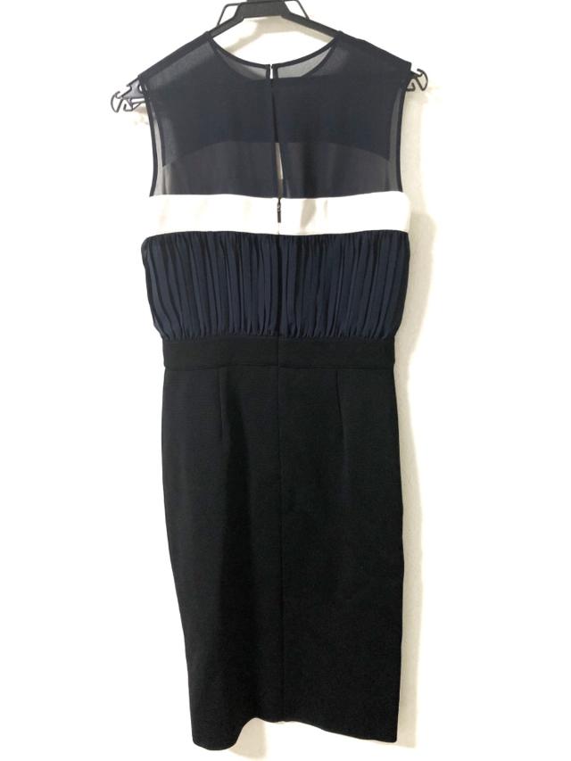 激安の エポカ Epoca ワンピース サイズ40 M レディース 美品 ネイビー ダークネイビー Vネック ノースリーブ ロング 正規激安 Carlavista Com