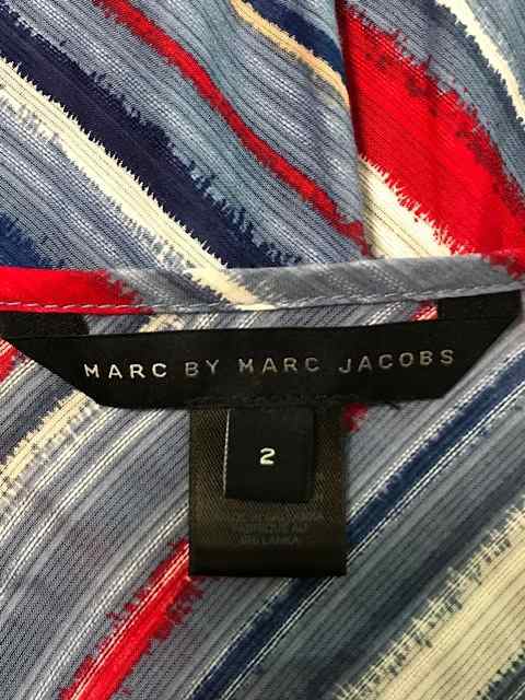 マークバイマークジェイコブス Marc By Marc Jacobs ワンピース サイズ2 S レディース 美品 ブルー レッド 白 中古 0618の通販はau Pay マーケット ブランディア Au Pay マーケット店