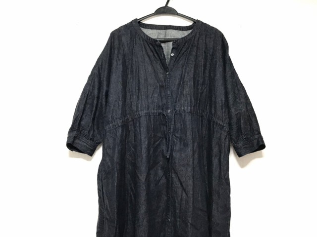 ネストローブ Nest Robe ワンピース レディース ダークネイビー シャツワンピ 中古 06の通販はau Pay マーケット ブランディア Au Pay マーケット店