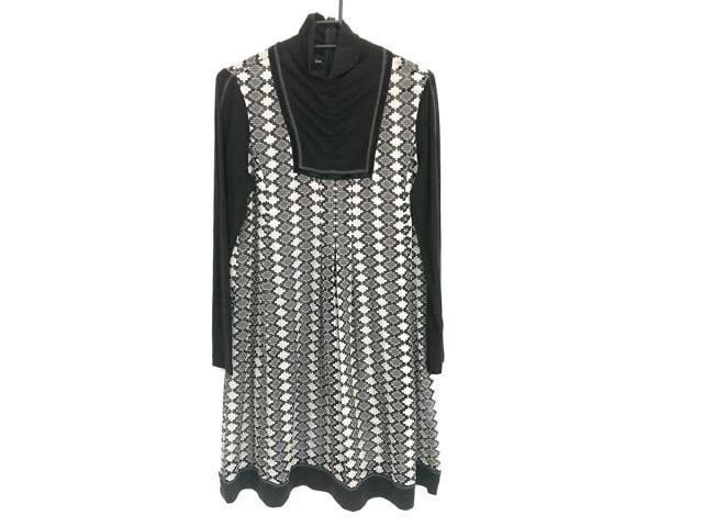 ヒロコビス Hiroko Bis ワンピース サイズ9 M レディース 黒 グレー ベージュ ハイネック 中古 0702の通販はau Pay マーケット ブランディア Au Pay マーケット店