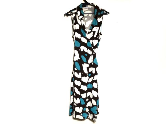 ダイアン フォン ファステンバーグ ワンピース サイズ6 M レディース ダークブラウン アイボリー ライトブルー 中古 0701の通販はau Pay マーケット ブランディア Au Pay マーケット店