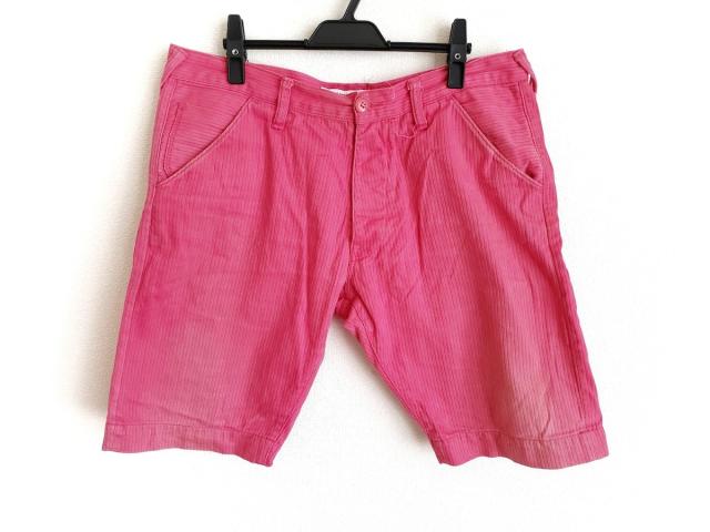 エヴィス Evisu ハーフパンツ サイズ36 S メンズ ピンク ストライプ 中古 0625の通販はau Pay マーケット ブランディア Au Pay マーケット店
