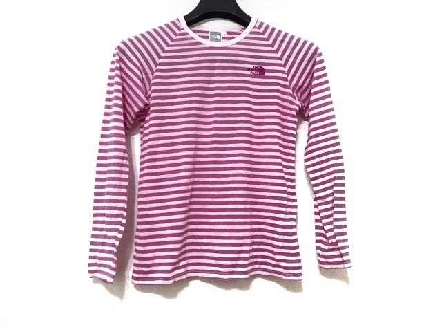 ノースフェイス The North Face 長袖tシャツ サイズm レディース 白 ピンク ボーダー 中古 0623の通販はau Pay マーケット ブランディア Au Pay マーケット店