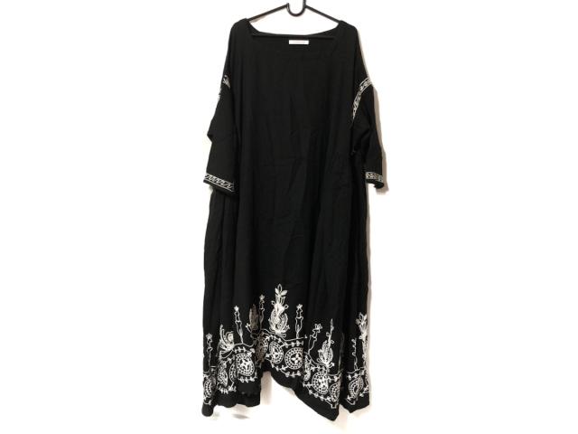 ハウス オブ ロータス House Of Lotus ワンピース サイズm レディース 黒 白 刺繍 中古 0619の通販はau Pay マーケット ブランディア Au Wowma 店