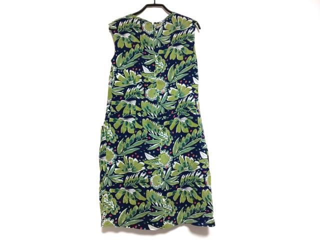 ロイスクレヨン Lois Crayon ワンピース レディース ネイビー グリーン マルチ 中古 0711の通販はau Pay マーケット ブランディア Au Pay マーケット店