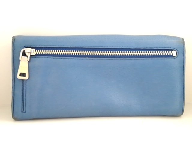 プラダ Prada 長財布 レディース ブルー レザー 中古 0625の通販はau Pay マーケット ブランディア Au Pay マーケット店