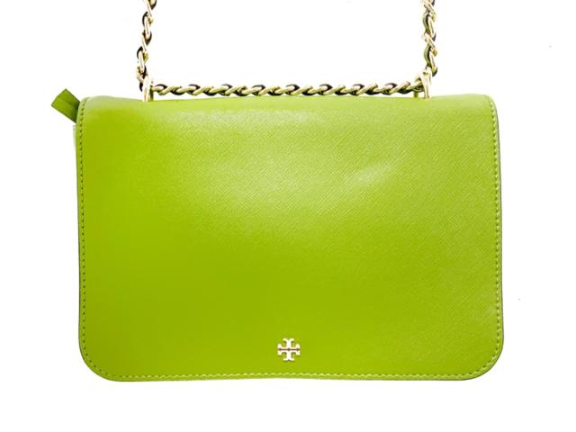 数々の賞を受賞 チェーン トリーバーチ 緑 ショルダーバッグ グリーン Burch Tory - ショルダーバッグ