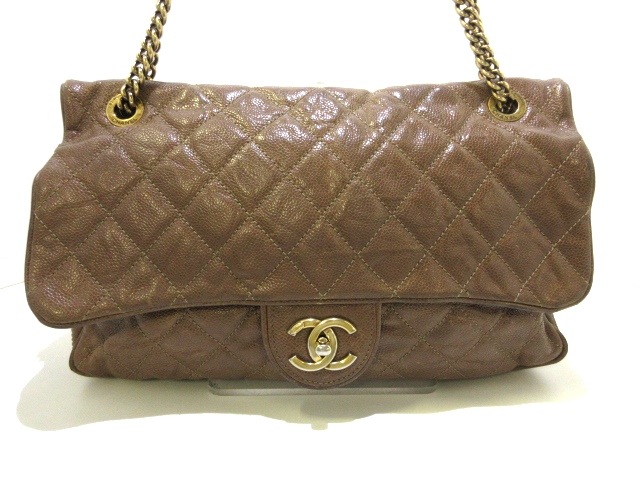 シャネル Chanel ショルダーバッグ レディース マトラッセ ブラウン チェーンショルダー アンティークゴールド金具 中古 0626の通販はau Pay マーケット ブランディア Au Pay マーケット店