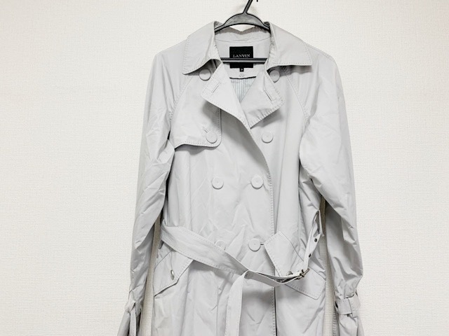 ランバンコレクション Lanvin Collection トレンチコート サイズ38 M レディース ライトグレー 春 秋物 中古 0623の通販はau Pay マーケット ブランディア Au Pay マーケット店