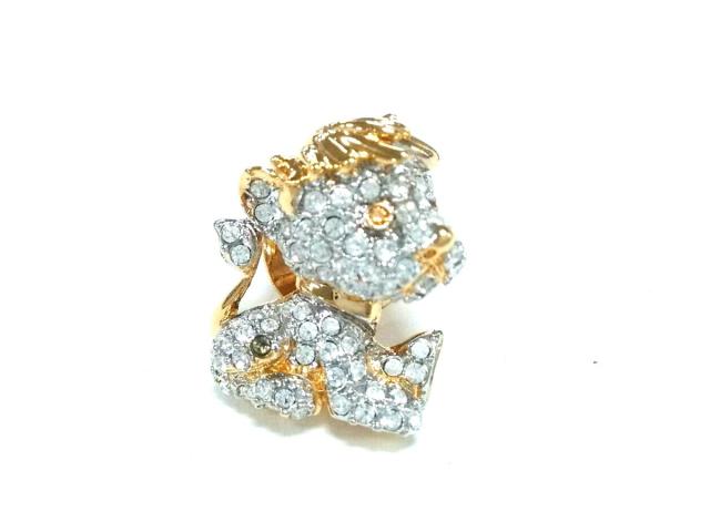 スワロフスキー Swarovski ブローチ レディース 美品 スワロフスキークリスタル 金属素材 クリア ゴールド 犬 中古 0711の通販はau Pay マーケット ブランディア Au Pay マーケット店