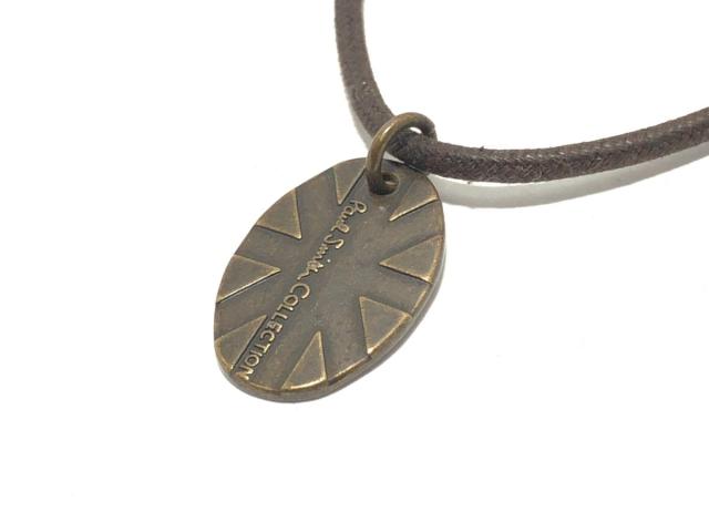 ポールスミス Paulsmith ネックレス レディース 金属素材 化学繊維 ゴールド ダークブラウン 中古 0708の通販はau Pay マーケット ブランディア Au Pay マーケット店