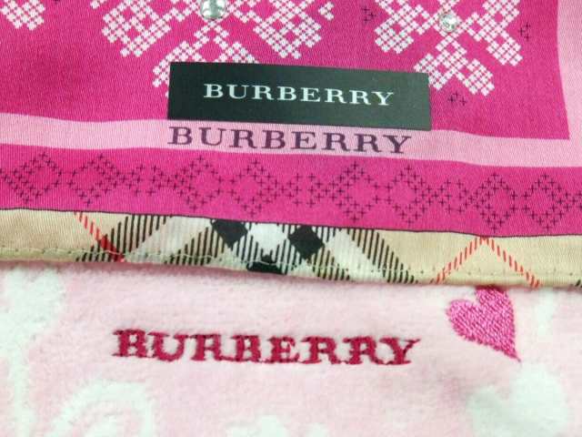 バーバリー Burberry 小物 レディース 新品同様 ピンク ハンドタオル 1点 ハンカチ 1点 コットン 中古 0707の通販はau Pay マーケット ブランディア Au Pay マーケット店