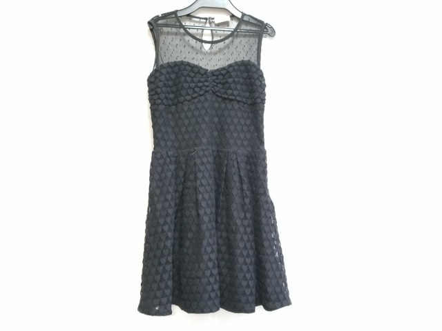 レッドバレンチノ Red Valentino ワンピース サイズm レディース 美品 黒 ハート 中古 0703の通販はau Pay マーケット ブランディア Au Pay マーケット店