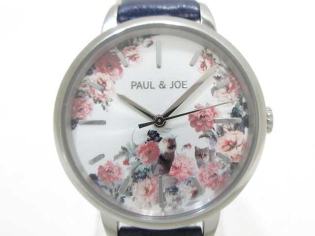 ポール ジョー Paul Joe 腕時計 美品 Pj 7027 レディース 花柄 シルバー ピンク 中古 0626の通販はau Pay マーケット ブランディア Au Pay マーケット店