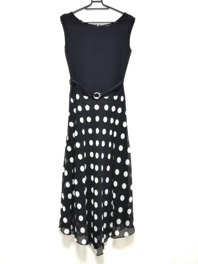 エムズグレイシー M S Gracy ワンピース サイズ9 M レディース 美品 ネイビー 白 ドット柄 中古 0701の通販はau Pay マーケット ブランディア Au Pay マーケット店