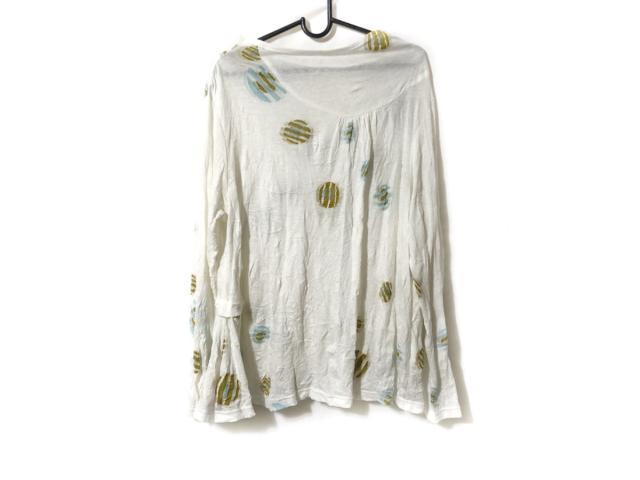 ジウ センソユニコ 慈雨 ワンピース サイズ40 M レディース アイボリー カーキ ライトブルー 長袖 ひざ丈 中古 0707の通販はau Pay マーケット ブランディア Au Pay マーケット店