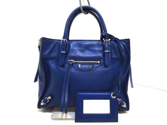 バレンシアガ Balenciaga トートバッグ レディース ミニペーパーa4 ブルー レザー 中古 0630の通販はau Pay マーケット ブランディア Au Pay マーケット店