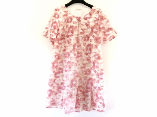 ローズティアラ Rose Tiara ワンピース サイズ42 L レディース 美品 アイボリー レッド マルチ 花柄 中古 0707の通販はau Pay マーケット ブランディア Au Pay マーケット店