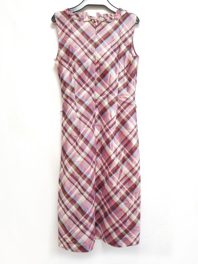 バーバリーブルーレーベル ワンピース サイズ38 M レディース ボルドー ライトブルー マルチ チェック柄 ジップアップ 中古 0711の通販はau Pay マーケット ブランディア Au Pay マーケット店