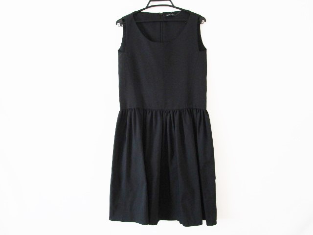 ヨーコ チャン Yoko Chan ワンピース サイズ40 M レディース Grosgrain Gathered Dress Ycd 219 471 黒 中古 0709の通販はau Pay マーケット ブランディア Au Pay マーケット店