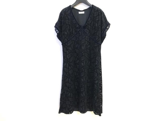 インゲボルグ Ingeborg ワンピース サイズ9 M レディース ダークネイビー リボン レース 中古 0727の通販はau Pay マーケット ブランディア Au Pay マーケット店