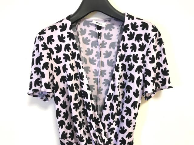 イッサロンドン Issa ワンピース レディース パープル 黒 中古 0727の通販はau Pay マーケット ブランディア Au Pay マーケット店