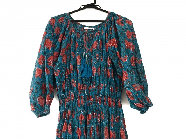 ハウス オブ ロータス House Of Lotus ワンピース サイズm レディース 美品 ブルー オレンジ マルチ 花柄 中古 0701の通販はau Pay マーケット ブランディア Au Pay マーケット店